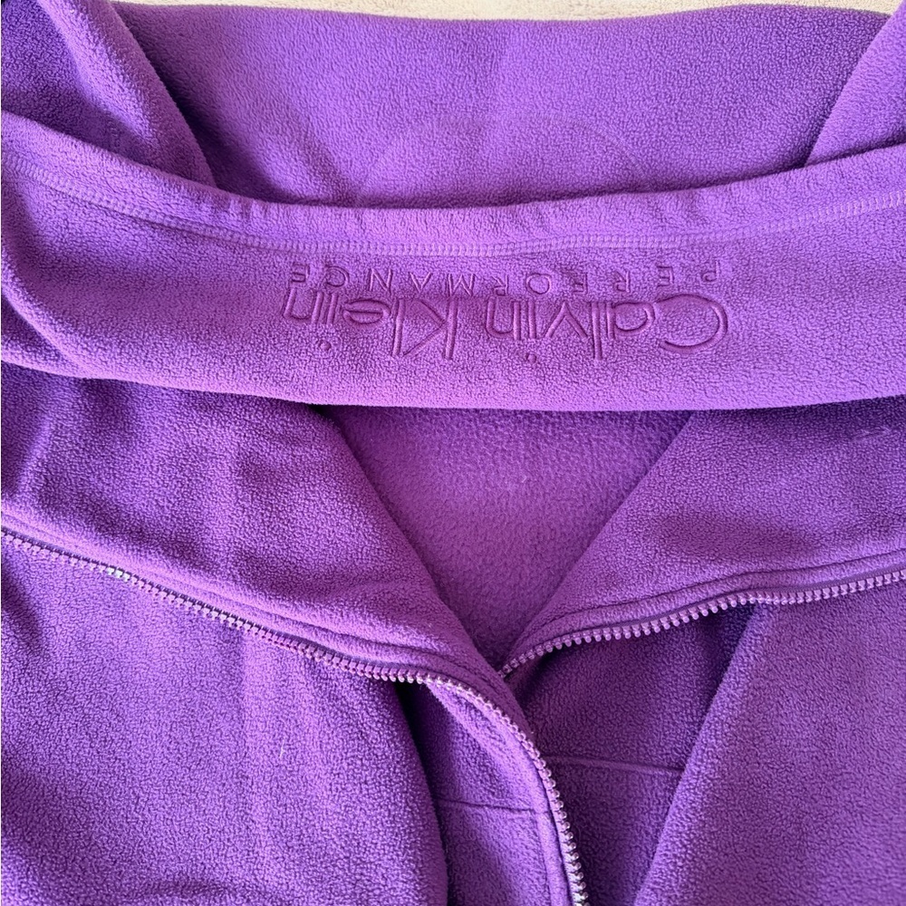 Calvin Klein Purple Women's Jacket - Picture 6 of 8